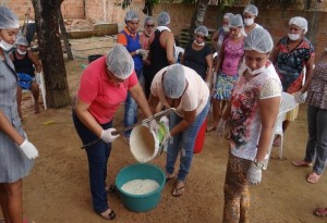 produzindo sabão